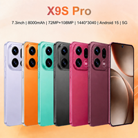 Vente en gros de smartphones à bas prix, téléphone X9s Pro, smartphone
