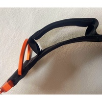 Ensemble laisse et harnais tactique pour chien, léger, en aluminium orange, avec fermeture rapide, double couche de nylon, rembourrage doux, résistant