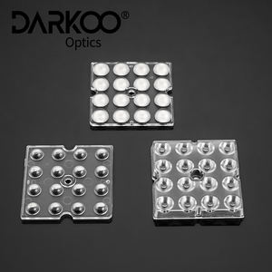 가로등 3535/5050 LED IP65 방수 효율을 극대화하기 위한 가로등 올인원 광학 키트 50x50mm 비대칭 렌즈 판매 - Product Image 2