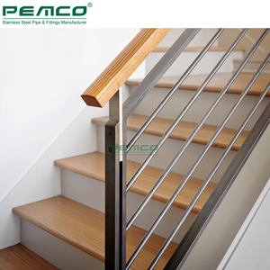 Commercio all'ingrosso di Hotel Inox Romano <span class=keywords><strong>Chrome</strong></span> Scala 304 316 Barra Piatta In Acciaio Inox Corrimano della Balaustra - Product Image 6