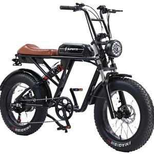 Ventas de fábrica Super 73RX Ebike 7 velocidades todo terreno 20 ''bicicleta de montaña eléctrica 500W 48V bicicleta eléctrica para adultos Fat Tire Ebike - Product Image 1