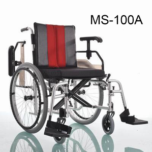 Fauteuil roulant manuel léger pliable en aluminium (MS-100A) - Product Image 1