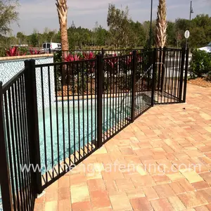 Clôture <span class=keywords><strong>tubulaire</strong></span> en acier et aluminium avec revêtement en poudre - Product Image 6