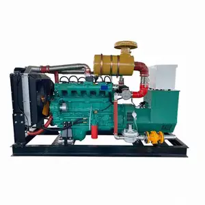 100kw khí đốt tự nhiên genset 6btaa LPG Máy phát điện Biogas động cơ 100kva Biogas Máy phát điện đặt sinh khối khí tuabin động cơ