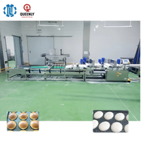 Machine automatique de façonnage de pains à hamburger, contrôle numérique, moteur, acier inoxydable de qualité alimentaire, capacité de 10 000 pièces/heure pour boulangerie