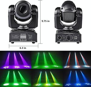 Faro LED mobile da palco 30W con <span class=keywords><strong>8</strong></span> Gobo e 15 colori, DMX512 RDM, per DJ e discoteche, certificazione CE - Spedizione da magazzino locale USA/UE, direttamente dalla fabbrica - Product Image 2