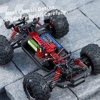 Voiture télécommandée RC Crawler avec moteur brushless, échelle 1:16, 50 km/h, 4x4, 10 canaux, retour automatique, portée 100 m, chargeur inclus