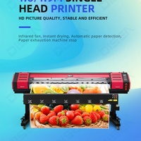 Imprimante jet d'encre professionnelle pour affiches publicitaires 3D, encre éco-solvant, Disen automatique 1,6m-1,9m