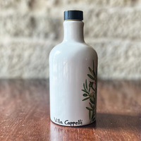 Bouteille d'huile d'olive en céramique blanche Bouteille d'huile vide Cuisine