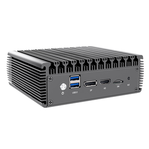 ไฟร์วอลล์แบบไม่มีพัดลม2.5G,ขนาดเล็กพีซี<span class=keywords><strong>4</strong></span> Lan Quad Core <span class=keywords><strong>TDP</strong></span> 6W Pen-Tium N5000 DDR4 HD DP <span class=keywords><strong>4</strong></span> UBS PfSense Firewall เราเตอร์เซิร์ฟเวอร์ Linux - Product Image 4