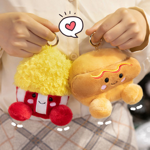 Cross-Border Sandbag Smile <span class=keywords><strong>Series</strong></span> Obst-Puppe Popcorn-Plüschtier Gemüse-Tasche Schlüsselanhänger Kinder-Stressabbau - Product Image 2