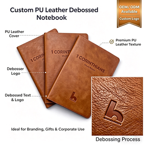 Impresión de Libros de Tapa Dura Personalizados, Diario de Cuero PU de Alta Calidad, Logotipo en Lámina Dorada, Impresión Profesional de Libros de Tapa Dura <span class=keywords><strong>para</strong></span> Negocios - Product Image 1