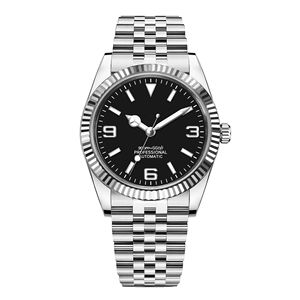 <span class=keywords><strong>Montre</strong></span>-<span class=keywords><strong>bracelet</strong></span> mécanique de luxe de haute qualité avec mouvement <span class=keywords><strong>Seiko</strong></span>, logo OEM, automatique, avec fonction analogique luminescente, <span class=keywords><strong>bracelet</strong></span> Jubilee durable - Product Image 3