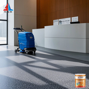 Revestimiento de <span class=keywords><strong>suelo</strong></span> de <span class=keywords><strong>terrazo</strong></span> epoxi de arena de color mármol de imitación resistente al desgaste para exteriores - Product Image 3
