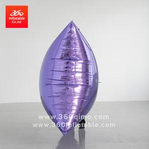 360 ballons holographiques en PVC brillant de Noël gonflable, grand sac miroir brillant gonflable pour décor publicitaire de fête d'événement - Product Image 3