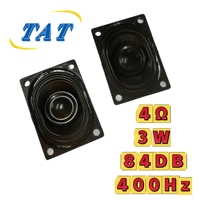 Haut-parleurs étanches à cadre rectangulaire 4028, 4/8 ohms, 3 watts, magnétique interne, sans fil, 40*28*H12MM, coque en plastique