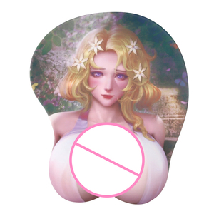 Tấm Lót Chuột 3D Ergonomic Sexy Vú Oppai Busty Boob Anime Girl <span class=keywords><strong>Gamer</strong></span> Cổ Tay Rest Mousepad Cho Máy Tính Xách Tay Bàn Phím PC - Product Image 1