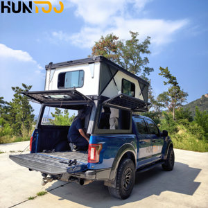 Huntoo Nouvelle auventeuse compacte pliable en aluminium pour pick-up 4x4 tout-terrain, robuste, étanche et facile à installer - Product Image 3