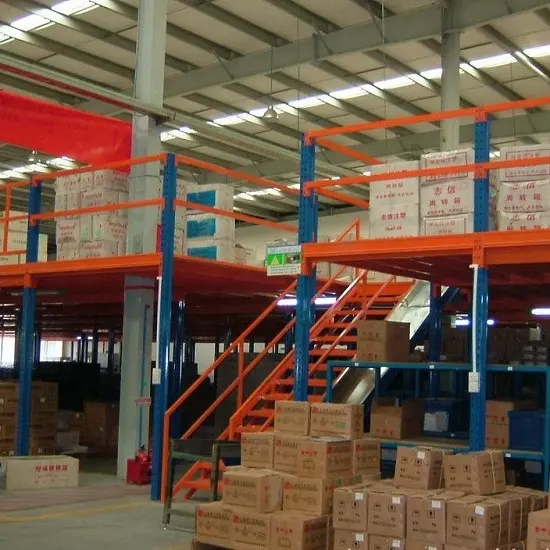 OEM/ODM Industrial Mezzanine Floors Heavy Duty Steel Platform Racking Floor Mezzanine Floor Warehouse System Mezzanine Rack