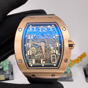 RM67-01 <b>Top</b>-tier Men's Luxury Sports Mechanical Ultra-thin Titanium Watch – Sapphire <b>Crystal</b>, Rubber Strap, Designer Style - Product Image 1
