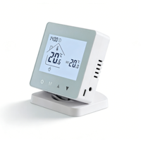 Kit de Receptor de Termostato WiFi RF433 Tuya Smart para Caldera de Gas, Controlador Inalámbrico de Temperatura Ambiente, Compatible con Alexa y Google