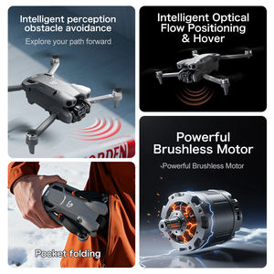 Nouveau drone débutant GT50, GPS, évitement d'obstacles, caméra double 4KHD, 5G, télécommande pliable, écran, mini drone FPV quadricoptère - Product Image 6