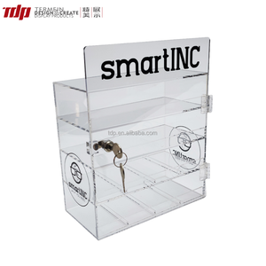 Tdp tùy chỉnh bốn lớp Acrylic hiển thị trường hợp cho <span class=keywords><strong>plexiglass</strong></span> khói thuốc lá hiển thị đứng cửa hàng bán lẻ thuốc lá cho Showcase - Product Image 2