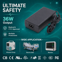 Adaptor Daya Hemat Energi Level VI 30W 36W Langsung dari Pabrik 5V 9V 12V 24V 48V 1a 1.75a 2500ma 5.5a Catu Daya Smps Desktop