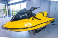 Bateau à moteur en fibre de verre pour moteur 4 temps 1400CC, bateau de sport extérieur pour excursions panoramiques sur rivière
