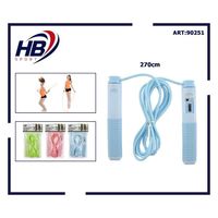 Cuerda de Saltar Digital Electrónica con Acabado Mate, 270 cm, para Uso Doméstico