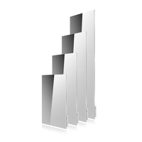 Calentador de Panel Infrarrojo de Cristal de Carbono Portátil Eléctrico Comercial de 400W 600W 500W para Montaje en Pared, Ideal para Estudios de Yoga
