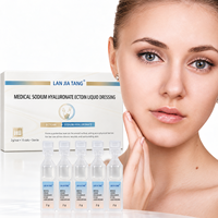 Sérum visage à l'acide polyglutamique et à l'acide hyaluronique, ampoule hydratante en profondeur, anti-pollution