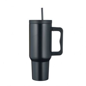 Factory 40OZ Double-Layer Stainless Steel Insulated <b>Cup</b> <b>Large</b> Capacity Vacuum Ice Cream <b>Cup</b> with Handle Car <b>Cup</b> Flasks Thermoses - Product Image 1