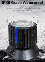Altavoz Inalámbrico con Imán y Resistencia al Agua IPX-5, Compatible con Soporte para Teléfono V5.3 y Computadora, para Uso en Interiores y Exteriores