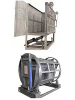 Équipement d'abattage du bétail Bovins halal hydrauliques Boîte d'abattage de chameaux Machine d'abattage