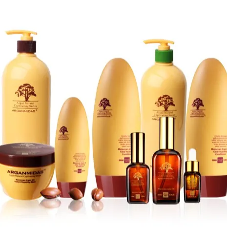Private Label Groothandel Professionele Haarverzorging Set Biologische Arganolie Shampoo En Conditioner Set