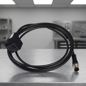 Cavo di Collegamento Telemecanique XZCR1523062K1, Connettore XZ Maschio Diritto M12 a 3 Pin Femmina Angolato DIN 43650 - Product Image 3