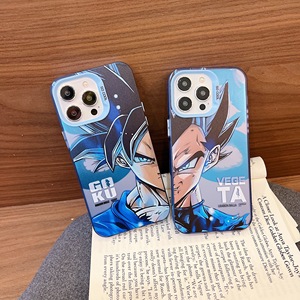 Coque de téléphone pour <span class=keywords><strong>iPhone</strong></span> 15 Pro Max 14 coque arrière en TPU avec impression UV forte et cool bouton Anime Anime Dragon Ball Goku <span class=keywords><strong>Vegeta</strong></span> Carton - Product Image 4
