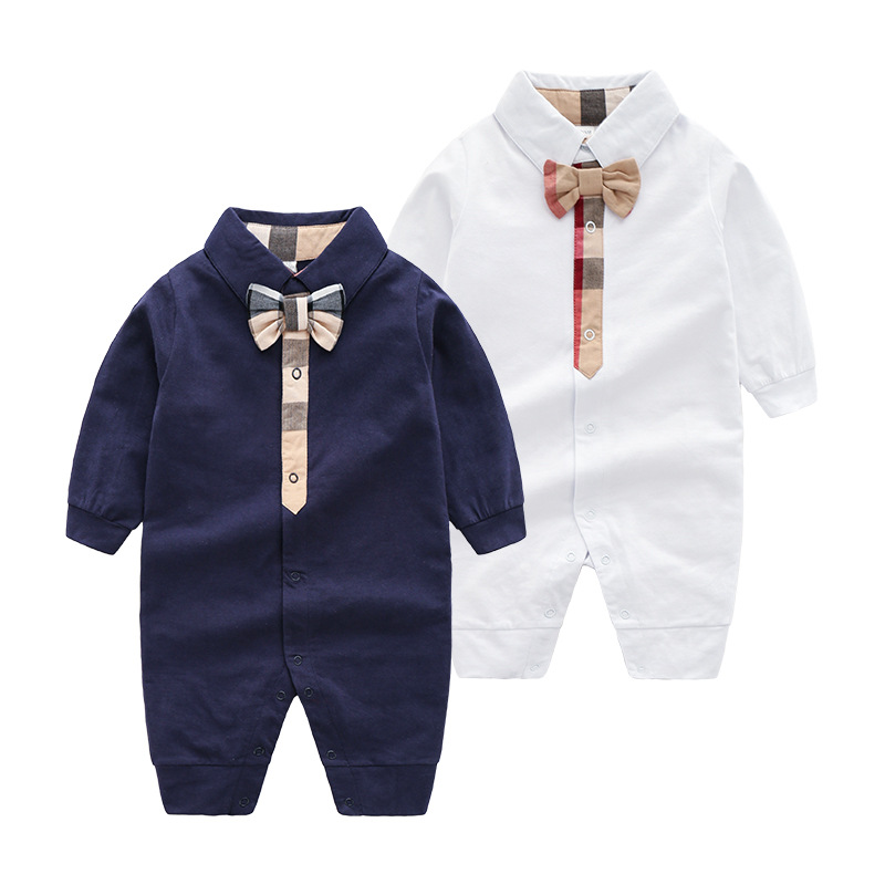 2022 New Arrival Baby Boy Romper – Stylish Long Sleeve Infant Autumn Jumpsuit Baby Overall Clothes