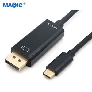 Nouveau type C <span class=keywords><strong>USB</strong></span> C 3.1 <span class=keywords><strong>vers</strong></span> <span class=keywords><strong>Displayport</strong></span> câble DP 4K 30Hz 60Hz câble Audio vidéo <span class=keywords><strong>USB</strong></span> C <span class=keywords><strong>vers</strong></span> <span class=keywords><strong>Displayport</strong></span> câble DP - Product Image 1