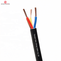 Kabel Daya Fleksibel Berlapis Karet Sedang YZW 300/500V Konduktor Tembaga Tahan Minyak untuk Peralatan Bergerak