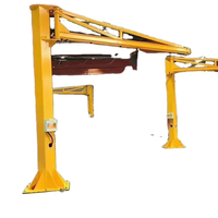 Grue à flèche à colonne multi-tonnages 1T 2T 3T 5T avec palan électrique à rotation 360 degrés pour atelier intérieur et levage industriel