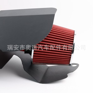 Auso-ชุดท่ออากาศเข้ารถแข่งสำหรับ Mk6กอล์ฟ2.0 TFSI ตัวกรอง Ea888สีแดงท่อสีดำ - Product Image 3