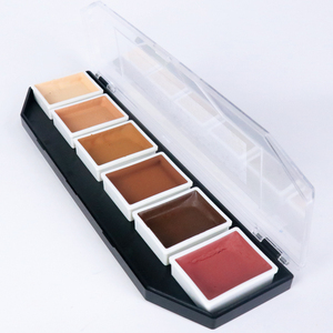 Palette de peinture corporelle activée à l'alcool, 6 couleurs, tons chair, pour tatouage temporaire et <span class=keywords><strong>maquillage</strong></span> corporel - Product Image 4