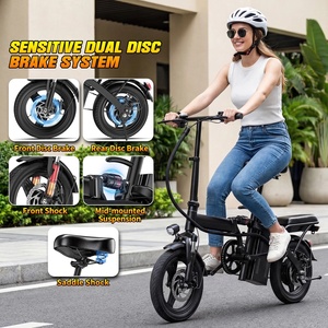 Bicicletta Elettrica Pieghevole con Motore Brushless 48V, Batteria Rimovibile 500Wh, Freni a Disco Doppi, per Pendolari Adulti - Disponibile negli USA - Product Image 5