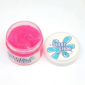 160g OEM Keyboard Cleaning Gel Crystal Sticky Dust Mud Remover Car Clean Glue Slime <b>Magic</b> Vacuum Cleaner Gel Playdough Slime - Product Image 2