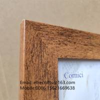 Vente en gros de cadres photo en bois marron Différentes tailles 13x18 18x24 20x25 20x30 24x30 30x40 40x50 40x60 Impression UV
