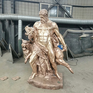 Estatua de Bronce de Hércules Cerberus, Mitología Griega, Escultura de Cobre Personalizada a Tamaño Real para Decoración de Jardín o Villa al Aire Libre - Product Image 5