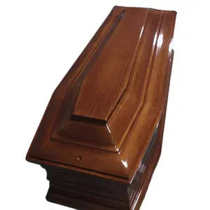 Paulownia - Caixão de madeira para os mortos, caixão de madeira maciça de alta qualidade, estilo italiano