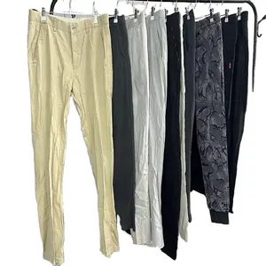 Factory Fashion Summer Mixed Men's Casual Pants High Quality Second hand Pants Wholesale Export to Africa and Southeast Asia